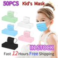 thumbnail image 3 of Mascarilla protectora desechable de 3 capas para niños*azul, 3 of 5