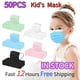 thumbnail image 3 of Mascarilla protectora desechable de 3 capas para niños*azul, 3 of 5