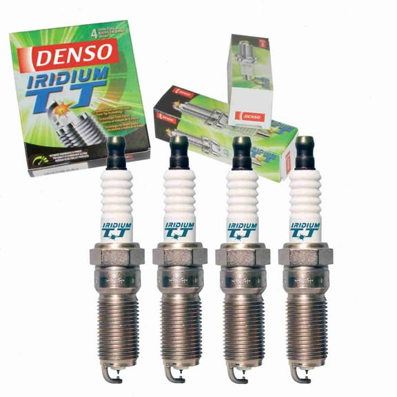 4 pc DENSO Iridium TT Spark Plugs compatible with Mazda MX-5 Miata 2.0L L4 2006-2015