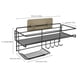 thumbnail image 2 of Organizador de estantes para baño, estante de almacenamiento plegable, estante de almacenamiento telescópico actualizado para fregadero de cocina, bolsas para horno para cocinar, coladores de, 2 of 5