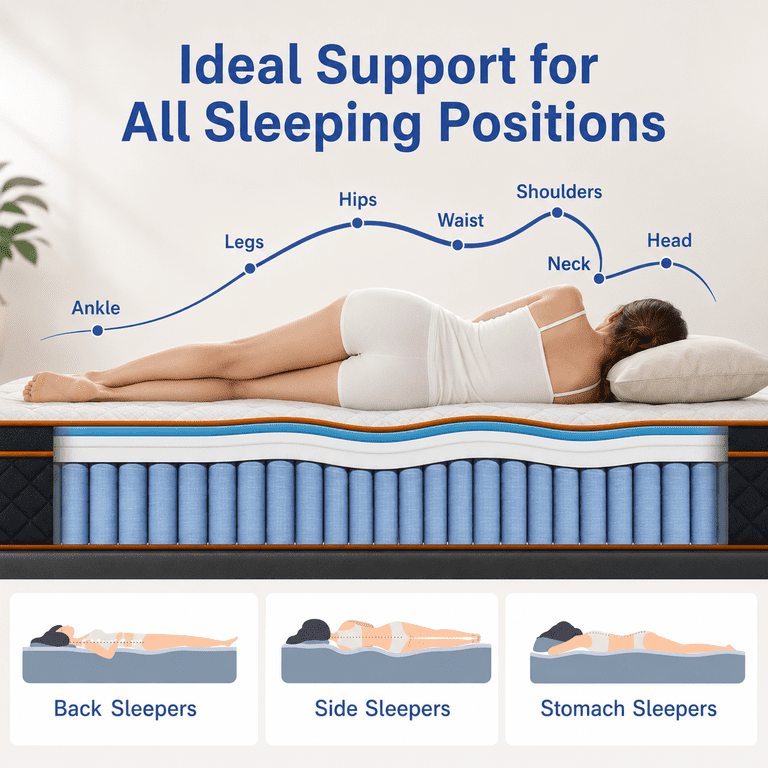 QUXPEA 10 inch King Mattress in a Box, Gel Memory Foam and Pocket