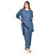 thumbnail image 5 of Set de mezclilla asimetrico Roman Fashion /Tallas Extras, 0010 (Dark) azul 40, 5 of 6