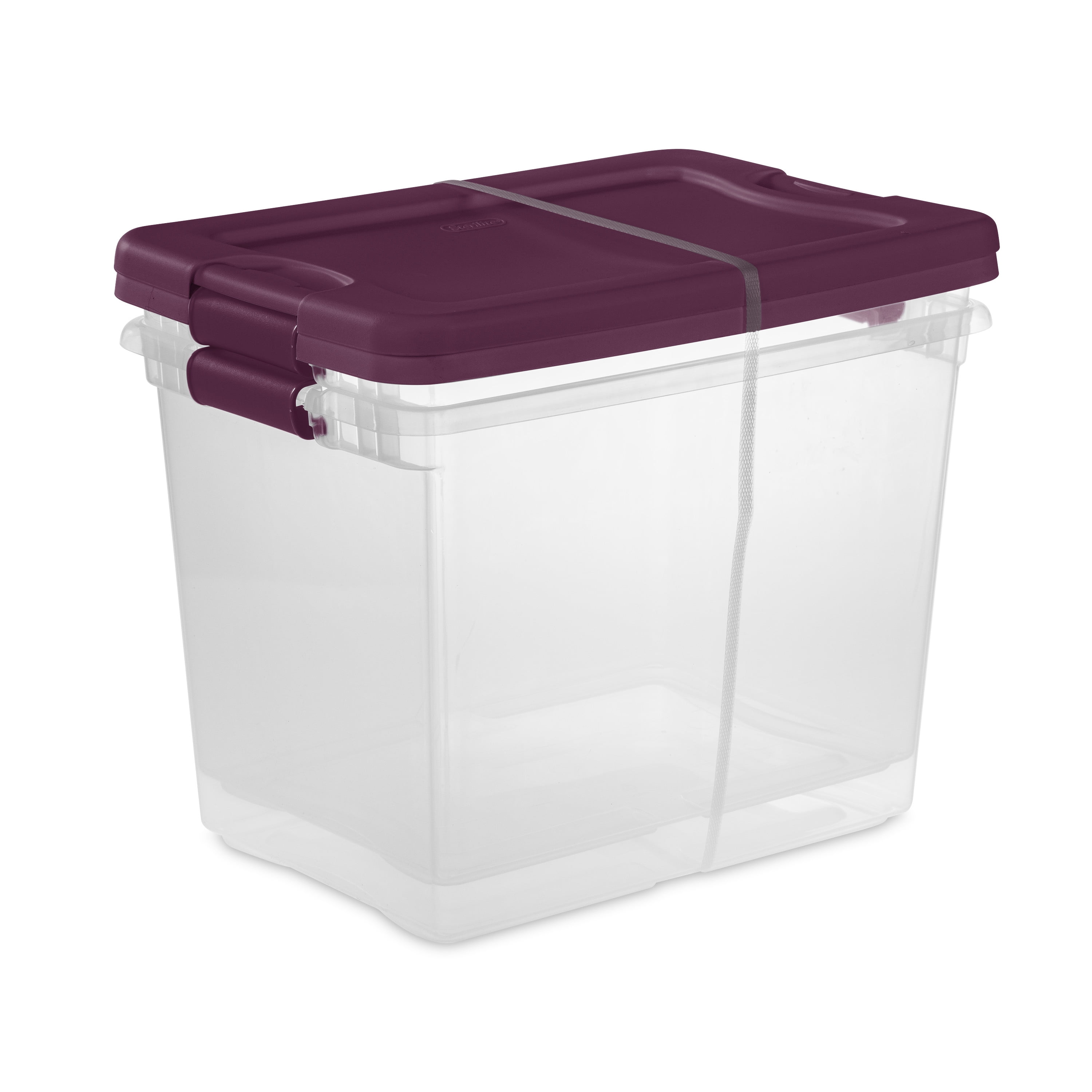 sterilite 27 gallon stacker clear