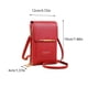 thumbnail image 2 of pstuiky Bolso de piel, funda para teléfono con pantalla táctil, bolso pequeño de almacenamiento, 2 of 2