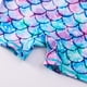 thumbnail image 3 of Trajes de baño para niños 2023, traje de baño de una pieza de manga larga a escala de pez sirena para niñas, trajes de Surf a prueba de sol para niños de 4 a 12 años, verano 2023, 3 of 4