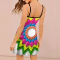 thumbnail image 2 of Colorful Geometric Flower Design Slip Dress Dress Summer Elegant Women's Dress Women's Clothing, 2 of 6
