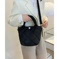thumbnail image 4 of Kukuzhu Puffer Tote Bag Small Quilted Crossbody Bag Women Down Cotton Padded Shoulder Bag Lightweight Hobo Handbag, 4 of 8