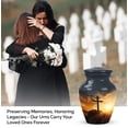 thumbnail image 4 of Cross Urns For Human Ashes Adult - Cremation Keepsake Urns For Ashes - Urn For Human Ashes Adult Male - Urn For Human Ashes Adult Women - Urns For Adult Female Mom (Size - 3Inch, 2Pcs), 4 of 5