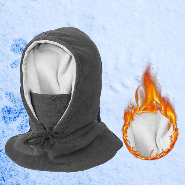 PEIXUN Couvre-Chef d'Hiver Résistant au Vent et au Froid, Couvre-Chef de Ski Extérieur en Polaire avec Cordon de Serrage