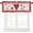Valentine''s Dayhod1733, variant on Western Texas Star Window Curtain Valance for Living Room/Kitchen/Bathroom/Farmhouse, Retro Rustic Wooden Boards Short Rod Pocket Tier Curtain Window Treatment, 1 Panel 54x18
