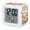 Pumpkin,Cinnamon,Cream,White, variant on Coffee Gnomes Fall Digital Alarm Clock for Bedrooms,Smart LED Alarm Clock with 7 Color Changing Night Light,Thanksgiving Maple Autumn Brown Plaid Silent Wake Up Clocks for Sleep Study 3.2"x3.2"