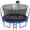 Blue, variant on CITYLE Trampoline 1500LBS 12 14 15 16 FT Trampoline for Kids and Adults with Lights, 16FT Trampoline with Enclosure Net, Basketball Hoop, Heavy Duty Trampolines Outdoor