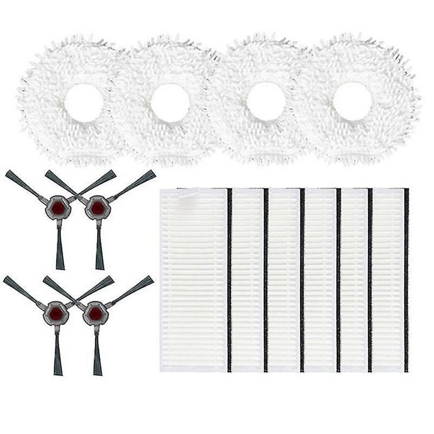 Compatible con el paño de limpieza del cepillo de borde del filtro Ecovacs Deebot N9+