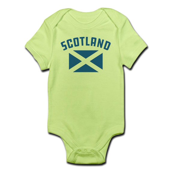 CafePress - Scotland Flag - Baby Light Bodysuit