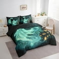 thumbnail image 4 of Castle Fairy Halloween Ghost 7-Piece Bedding Comforter Set,Starry Sky King Bedding Sets,Gothic Castle Ultra Soft Bed Sheets,Ultra Soft Abstract Home Decor,Reversible, 4 of 8