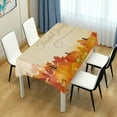 thumbnail image 7 of 54"x72" Thanksgiving Pumpkin Tablecloth, Waterproof Washable Polyester Square Table Cover, Durable Tablecloth for Kitchen Dining Table Party Decor, 7 of 7