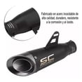 thumbnail image 2 of Accesorio universal para motocicleta Proyecto SC con silenciador de escape deportivo acero inoxidable fibra de carbono, 2 of 9