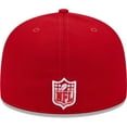 thumbnail image 4 of Men's New Era Scarlet Arizona Cardinals 2006 Inaugural Season Main Patch 59FIFTY Fitted Hat, 4 of 6