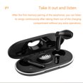 thumbnail image 4 of YiBai Bluetooth 5.0 Wireless Earbuds With Metal Charging Box Digital Display, Low Power Consumption Noise Reduction HD Sound Quality Suitable For Sports/games,Black, 4 of 8