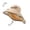Khaki, variant on Sun Hat for Kids Solar/USB Charging Fan Hat Wide Brim Bucket Fisherman Hat With Neck Flap Uv Protection Cooling Fan Cap for Boys Girls
