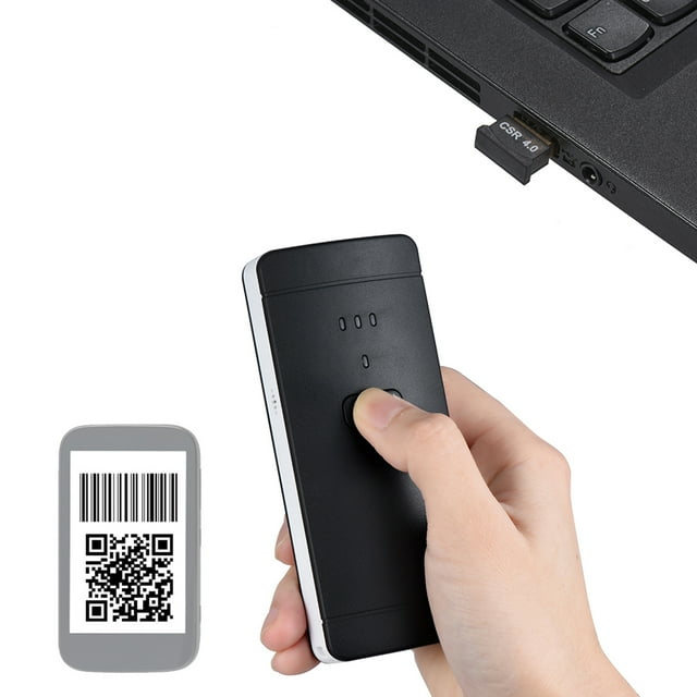P2000 Mini escáner de código de barras de imagen 1D 2D con cable USB inalámbrico portátil Código de barras QR PDF417