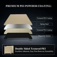 thumbnail image 4 of Plaque d'Impression Flexible, Résistance à l'Usure 235x235mm Forte Adhérence Feuille PEI Double Face Base en Caoutchouc Magnétique pour Plateforme d'Imprimante 3D, 4 of 7