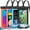 Multicolor 4A Pack,Black,Blue,Pink,Orange, variant on XiHAMA Up to 8.3" 2 Pack Black White Universal Waterproof Phone Pouch, Large Phone Waterproof Case Dry Bag,Protection Level: IP68,Outdoor Sports Compatible with Apple iPhone,Samsung,and More
