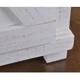 thumbnail image 3 of Sunset Trading Stowe Barn Door Wood Console/Media Cabinet/TV Stand in White, 3 of 4