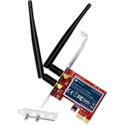 Wireless N 2.4GHz 300Mbps PCIE Wireless Network Adapter for Windows 11, 10, 8.1, 8, 7, XP (32/64bit), Windows Server and Linux PCs, PCIE WiFi Card, PCIE WiFi Adapter (FS-N300)