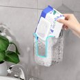 thumbnail image 3 of Wall-Mounted Wet Wipes Storage Box, Transparent Plastic Bathroom Organizer with Suction Cup, 360° Rotation Adjustable, Space-Saving Household Tissue Holder, 15x12x10cm, 3 of 8