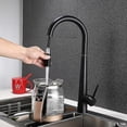 thumbnail image 5 of Brushed Gold Kitchen Faucet Single Hole Pull Out Spout Kitchen Sink Mixer Tap Stream Sprayer Head Rose Gold /black Mixer Tap, 5 of 5