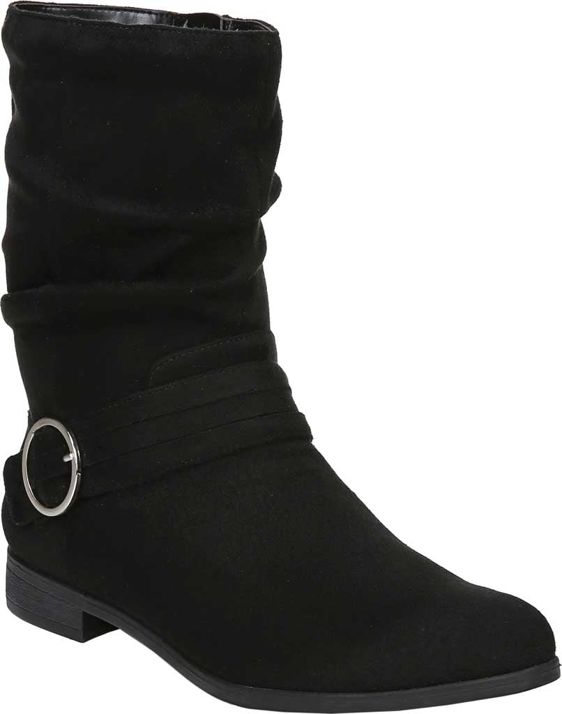 Bootie Black Microfiber Fabric 