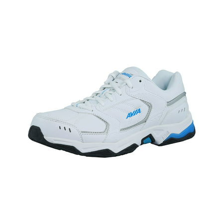 Avia Women's Avi-Tangent White / Light Blue Grey Ankle-High Rubber Running Shoe -
