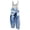 Blue, variant on Spring Jumpsuits for Women 2024 Summer Fashion Romper Harem Wide Leg Bib Overall Floral Print Womens Pants with Pockets