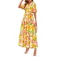 thumbnail image 1 of Vestido PRETTYGARDEN 2025 Boho Floral con Mangas Abullonadas Mediano, 1 of 7