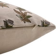 thumbnail image 2 of Artistic Hand Block Print Duck Canvas Pillow Cover By Fabdivine, 22X22, Coastal Tulip, 2 of 5