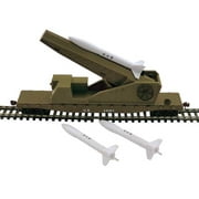 Model Power - Flatcar with Launcher & 3 Missiles -- US Army - HO