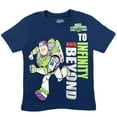 thumbnail image 2 of Disney Pixar Toy Story Buzz Lightyear Toddler Boys T-Shirt and Mesh Shorts Outfit Set Infant to Little Kid, 2 of 5