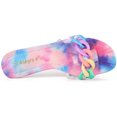thumbnail image 4 of BLISSFUL STEP Women's Tie Dye Chain Clear Slides Slipper Sandals, 4 of 6