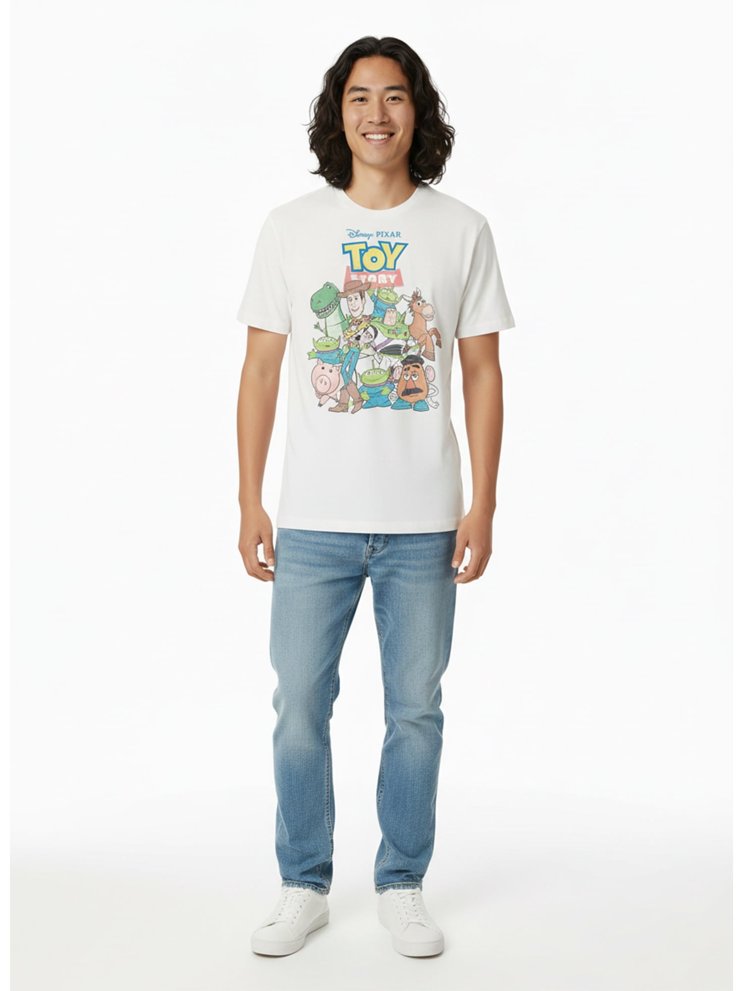 Toy Story, Men's & Big Men's Graphic Tee, Classic Crew, Sizes S-3XL