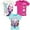 White / blue / pink, variant on Marvel Spidey and His Amazing Friends Spider-Man Miles Morales Ghost-Spider Toddler Girls 3 Pack T-Shirts Toddler to Little Kid