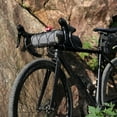 thumbnail image 4 of ruzhgo Polyester Mountain Bike Handle Bar Bag Portable Detachable 2.4L Adjustable Reflective Strap Biking Riding Pouch Accessories Black Grey, 4 of 6