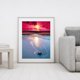 thumbnail image 3 of Cuadros Decorativos Kit de pintura DIY por número paisaje de playa puesta de sol sin marco decoración del hogar (ZS073) Likrtyny embutido en tela, 3 of 9