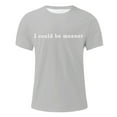 thumbnail image 4 of Camiseta de verano para hombre con cuello redondo, estampado urbano, poliéster-spandex, holgada, informal, tallas XXS-XXXXXXL para todas las estaciones., 4 of 4