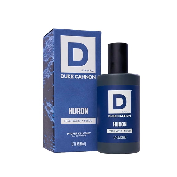 Duke Cannon Huron Men's Cologne - Fresh Water & Neroli, 1.7 fl oz