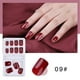 thumbnail image 1 of Uñas postizas a presión, regalo para mujer, kit de manicura extraíble, uñas postizas que se pueden usar con parches de colores, 1 ml de pegamento para uñas., 1 of 2