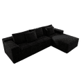 thumbnail image 6 of Modular Sectional Sofa , Compressed Couch for Living Room, Bedroom, No Assembly Required, Free Combination, Plush Corduroy Fabric, 6 of 7