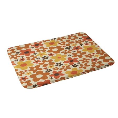 Society6 Alisa Galitsyna Flower Power 3 Bath Mat 34" x 21"
