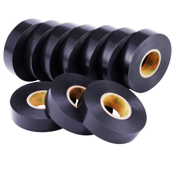 Cinta aislante Limchamp negra impermeable 3/4 pulgadas x 66 pies x10