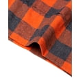 thumbnail image 5 of sogami Mens Flannel Plaid Pajama Pants Elastic Waist PJ Bottom with Pocket, 5 of 7